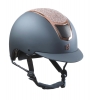 Shires Karben Valentina Riding Hat - Black/Rose Gold 